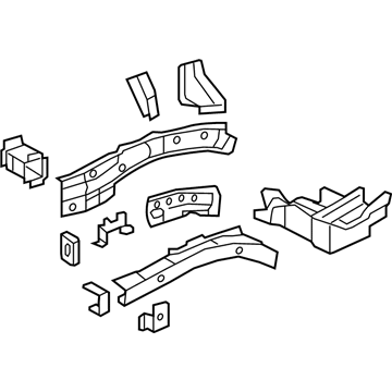 Honda 60810-SZA-A00ZZ Frame, R. FR. Side