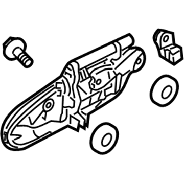 Left Genuine Honda 72160-TM8-A01ZA Door Handle Assembly Interior Left Genuine Honda 72160-TM8-A01ZA Door Handle Assembly Interior