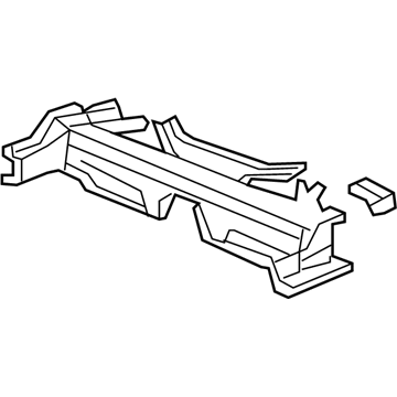 Honda 65700-SLN-A00ZZ Crossmember, Middle Floor