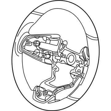 Honda Clarity Plug-In Hybrid Steering Wheel - 78501-TRT-A40ZA