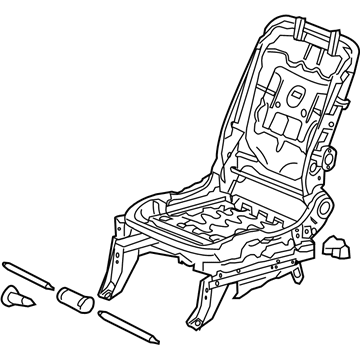 Honda 81126-TK8-A61 Frame, R. FR. Seat