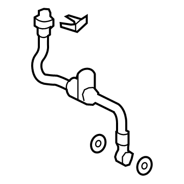 Honda 01464-TZ5-A01 Hose Set, Right Front Brake