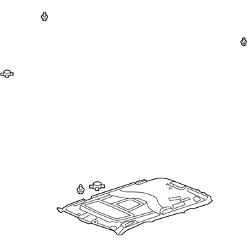 Honda 83201-SZA-A63ZC Lng Assy, Roof