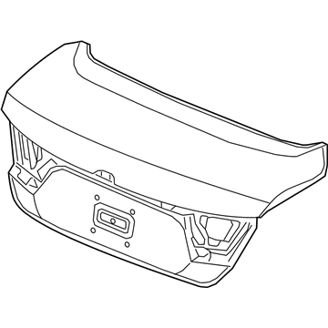 Honda 68500-TVA-A00ZZ Lid, Trunk