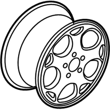 2003 Honda Accord Rims - 08W16-S82-100F