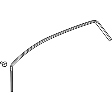 Honda 72365-T5R-A01 Seal, L. Roof