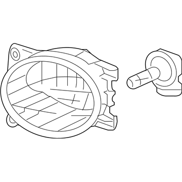 Honda 33901-SZA-305 Foglight Unit, Passenger Side (Coo)
