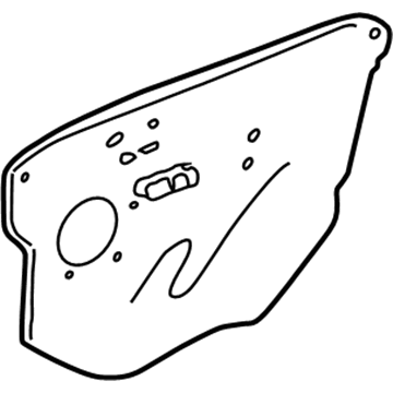 Honda 72361-S0X-A10 Seal L FR Door Hole