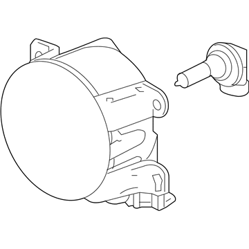 Honda 33950-T5R-A01 Foglight, Front Left