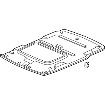 Honda 83200-S02-A20ZA Lining Assy., Roof *NH220L* (Sunroof) (CLEAR GRAY)