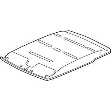 Honda 83200-S02-A00ZA Lining Assy., Roof *NH220L* (CLEAR GRAY)