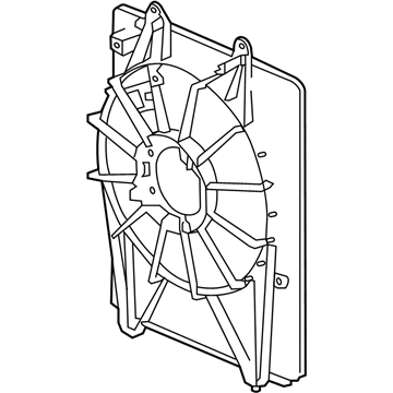 Honda 38615-5J6-A01 Sub Shroud