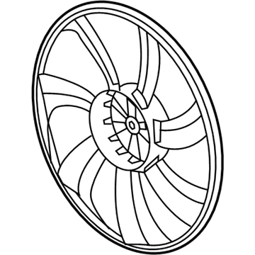 Honda 38611-5J6-A01 Fan, Cooling