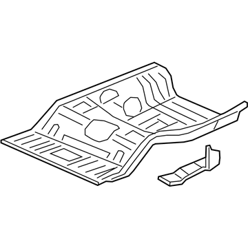 Honda 04655-TR6-A00ZZ Panel Set, RR. Floor