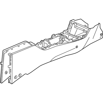 Honda 83460-SZT-A01ZA Console Assy., Center *NH167L* (GRAPHITE BLACK)