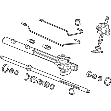 2005 Honda Accord Rack And Pinion - 53601-SDP-A02