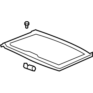 Honda 70600-SWA-J01ZB Sunshade Assy. *NH643L* (WQ LIGHT GRAY)