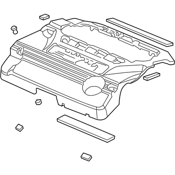 2007 Honda Accord Hybrid Engine Cover - 17121-RCJ-A00