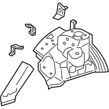 Honda 60650-T0G-305ZZ Housing Comp R,FR Damper