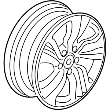 Honda 42700-TBA-A81 Wheel, Disk Al 17X