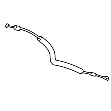 Honda 72631-TG7-A00 Cable, Rear Inside Handle