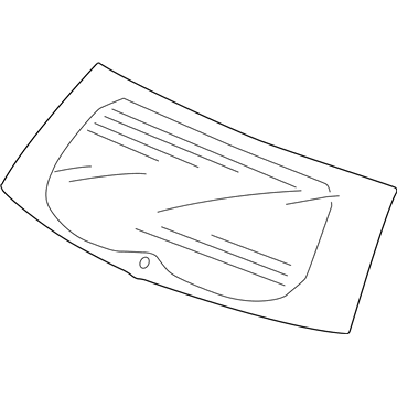 Honda 73211-TLA-A01 Glass Set, RR. Windshield (Privacy)(Fuyao)