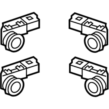 2009 Honda CR-V Parking Assist Distance Sensor - 08V67-SWA-1B1K