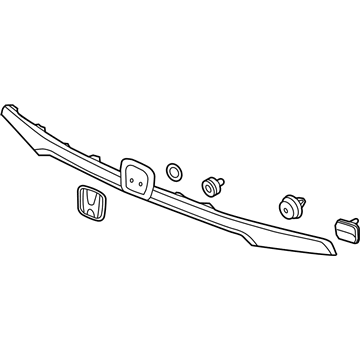 Honda 74890-THR-A01 Garnish Assy., RR. License