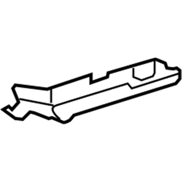 Honda 82294-SWA-A01ZA Cover B, R. RR. Seat Rail (Inner) *NH598L* (ATLAS GRAY)