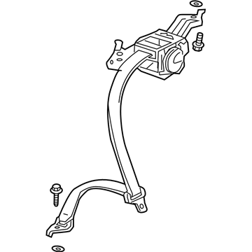 Honda 04828-TM8-A01ZD Outer Set, Left Rear Seat Belt (Type A)