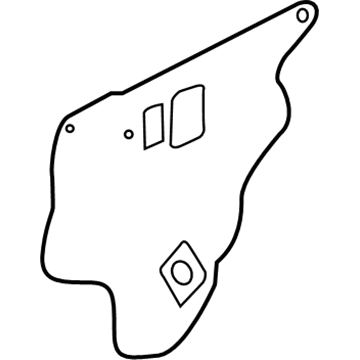 Honda 72821-TM8-A00 Seal, R. RR. Door Hole