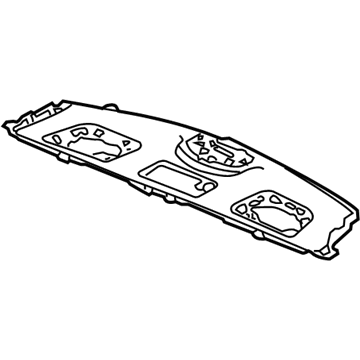 Honda 84501-SDA-A01ZB Tray, RR. *YR239L* (KI IVORY)