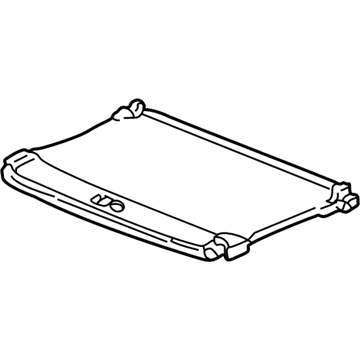 Honda 70605-S84-A01ZA Sunshade Assy., Sunroof *B96L* (LIGHT LAPIS)