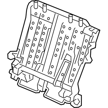 Honda 82526-TLA-D61 FRAME L, RR. BACK