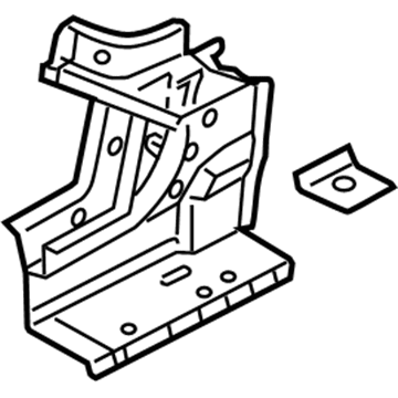 Honda 04659-S2A-A03ZZ Panel Set, L. RR. Frame Outrigger