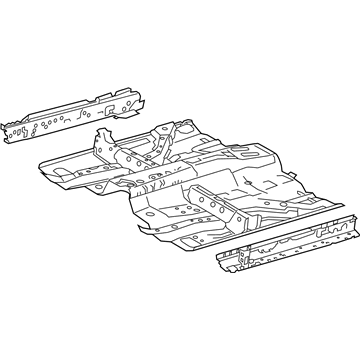 Honda 65100-T3L-305ZZ Floor, FR.