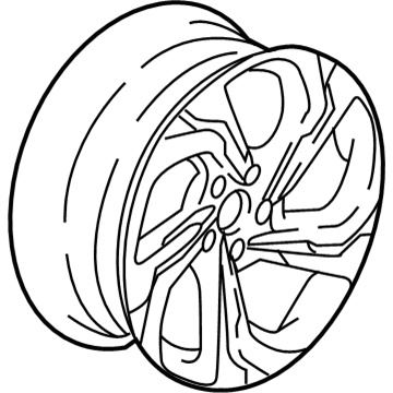 Honda 42800-TVA-AA2 Wheel Assembly, Aluminum (17X7) (1/2J) (Citic Dicastal)