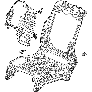 Honda 81526-T3L-A54 Frame, L. FR. Seat