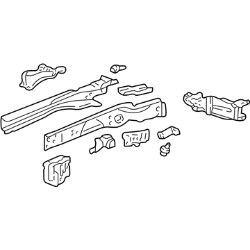 Honda 60810-S5W-310ZZ Frame, R. FR. Side