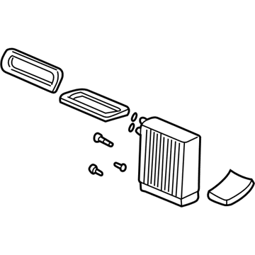 Honda 80225-S3V-A51 Evaporator Assembly