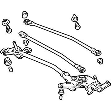 2002 Honda Civic Wiper Linkage - 76530-S5A-A01