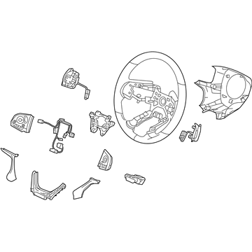 2020 Honda Passport Steering Wheel - 78500-TGS-A11ZA