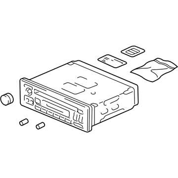 39100-S2A-A90 - Genuine Honda Tuner Assy., Auto Radio (Clarion)