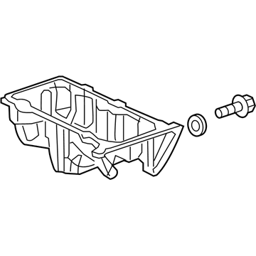 Honda 11200-51B-H00 Pan Assembly, Oil