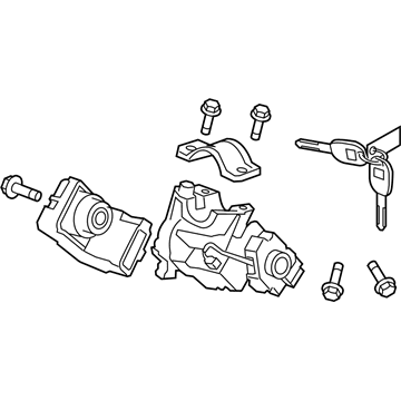 Honda 06351-SZA-A01 Lock Assy., Steering