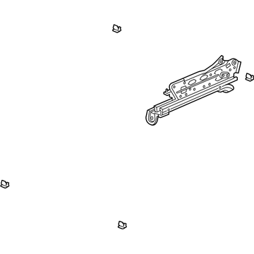 Honda 81270-SDA-A01 Adjuster, R. Slide (Inner)