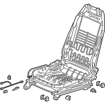 Honda 81126-TRV-A01 Frame, R. FR. Seat