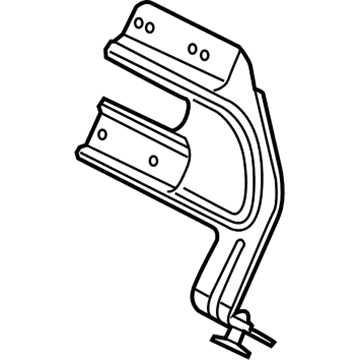 Honda 39161-TG7-A10 Bracket, L. Radio