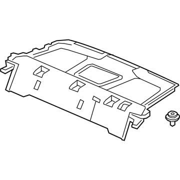 Honda 84505-TBA-A21ZA RR Tray B*NH900L*