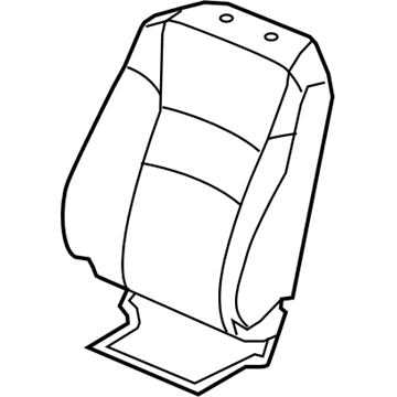 Honda 81125-T6Z-A61ZC Cover Set, Passenger Side Trim (Wisteria Light Gray) (Side Airbag) (Leather)